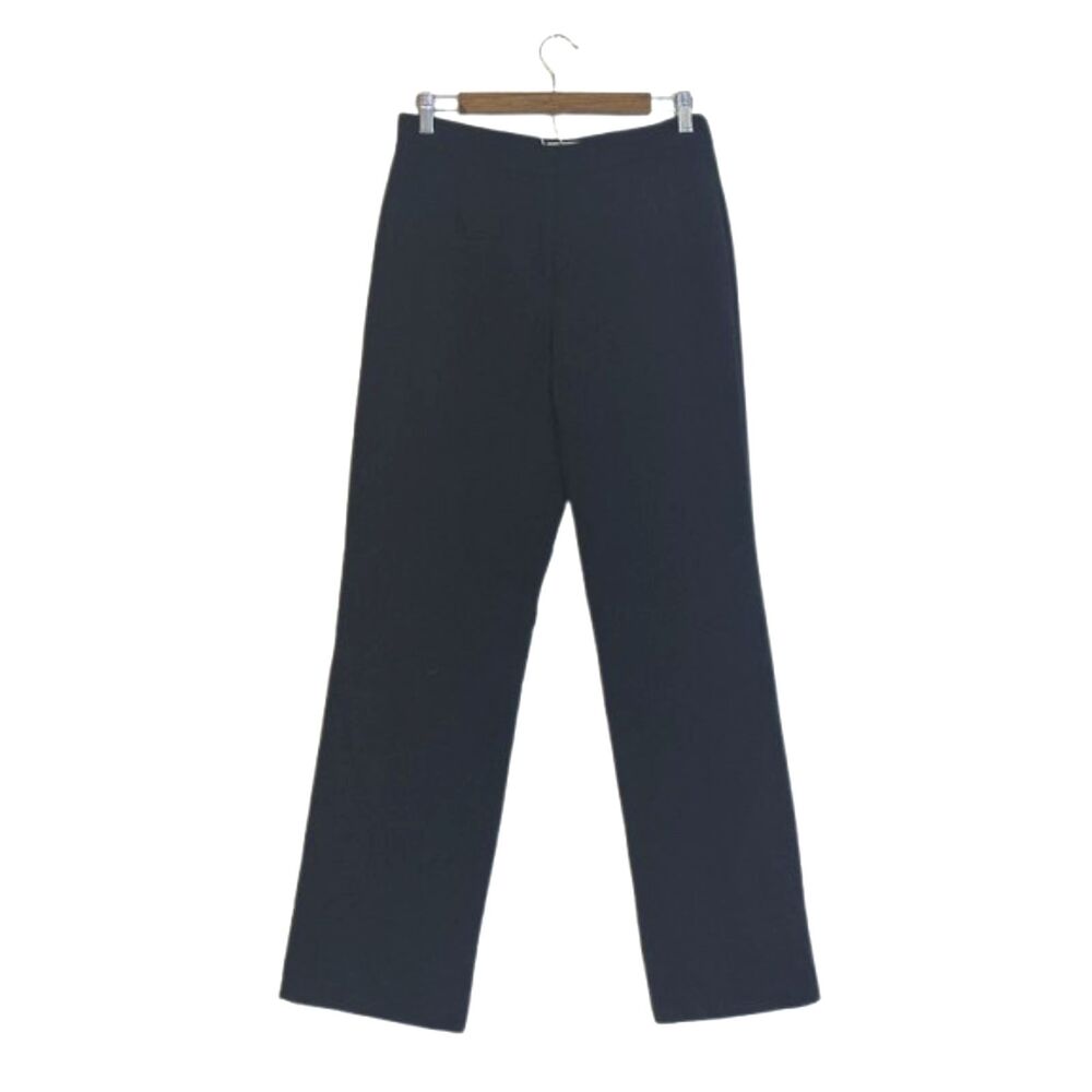 Pendelton Virgin Wool Straight Leg Black Pants Womens 8 Lined Career Outdoor